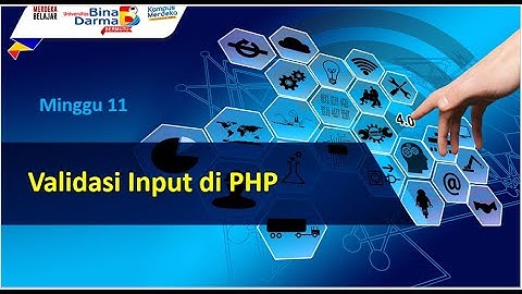 Validasi Input PHP - Dasar Pemrograman 12