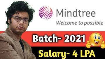 🔴 Big Update | Mindtree hiring 2021 batch | Salaray- 4 LPA | Software Engineer | Full Details