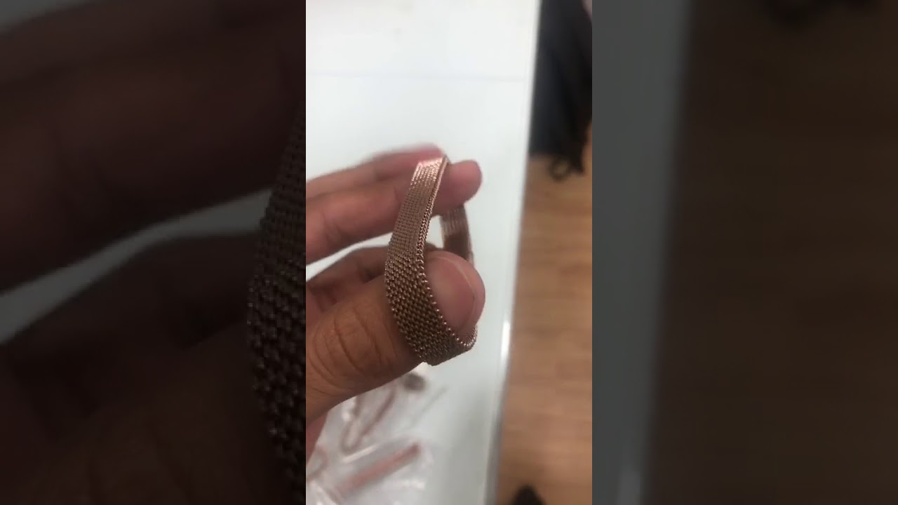 Elastic mesh bracelet