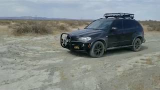 Offroad in the BMW E70 X5 So California mountains then across the Mojave  desert. 