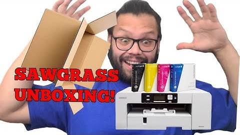 Sawgrass SG1000 Unboxing, setup, and first print | Adding Wi-Fi by IP Address | Software install