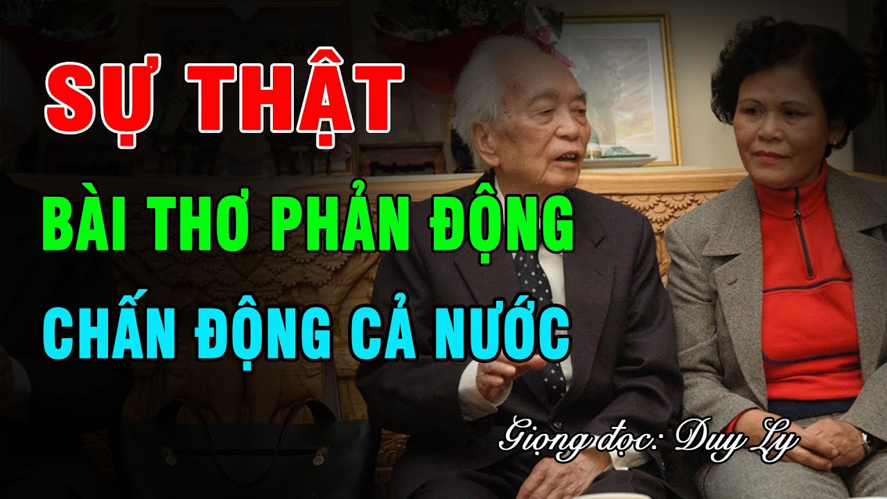 Sự thật về bài thơ phản động chấn động cả nước - 