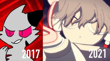 Re-animating my first animation (4 years ipad animation improvement)