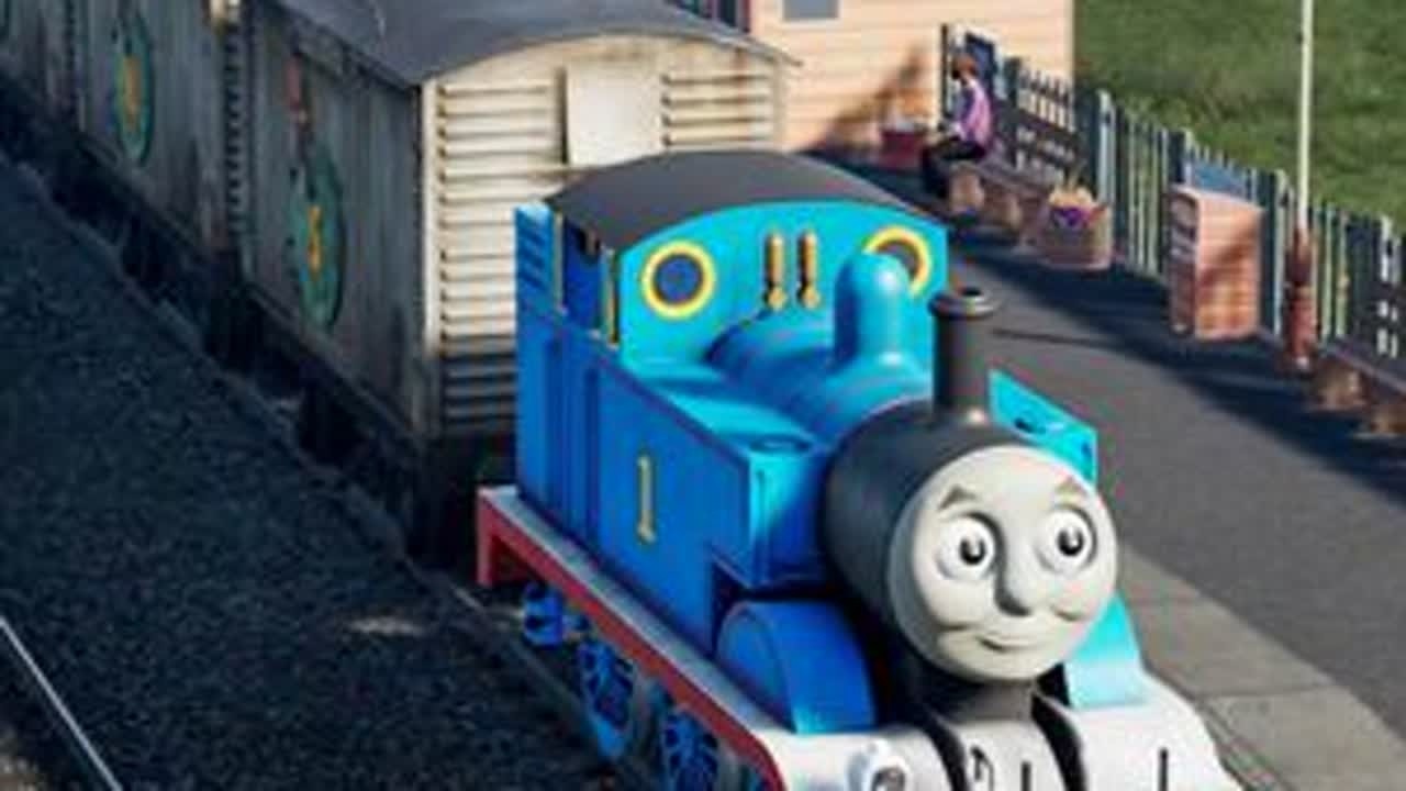 《模拟火车世界5》托马斯解决狄塞尔制造的麻烦 #模拟火车世界5 #托马斯小火车 #模拟火车 #托马斯和他的朋友们 #steam游戏 游戏：Train Sim World 5《模拟火车世界5》...