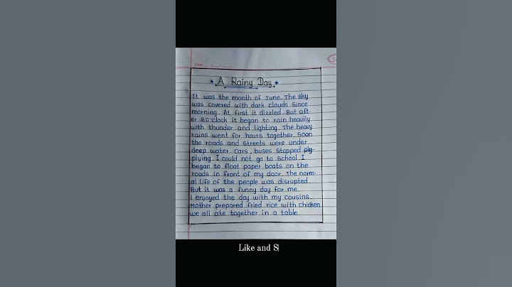 essay on a rainy day || a rainy day essay || a rainy day paragraph #englishessay #englishwriting #yt