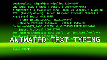 Text Typer 3000 - Terminals, PC Screens, Phones, etc. - Blender Addon