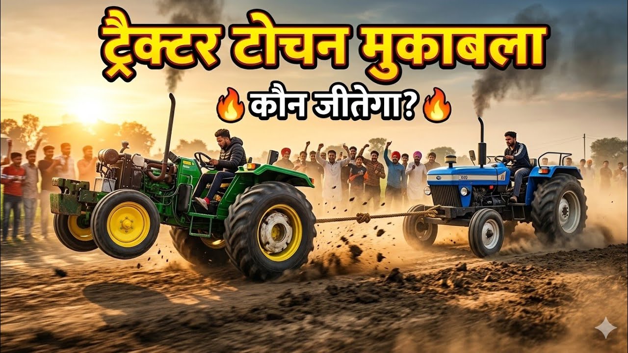 John Deere vs Holland: खतरनाक टोचन मुकाबला 😱 | कौन है असली शेर? 🔥