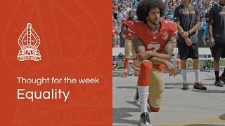 Minster School - Thought for the week - Equality