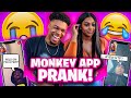 SWITCHING MY VOICE PRANK ON THE MONKEY APP *HILARIOUS* 😂🙈