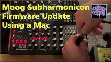 Moog Subharmonicon Firmware Update Using a Mac