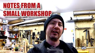 notes from a small workshop - woodworking vlog (jan 2018)