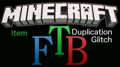 Minecraft FTB: Item Duplication Glitch Tutorial!