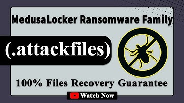 || SOLVED ✅|| AttackFiles (.attackfiles)  MedusaLocker family ransomware virus  removal & decryption