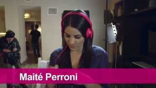 Maite Perroni detrás de cámaras en Premio Lo Nuestro #MúsicaNonStop