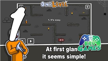 One Level: Stickman Jailbreak Gameplay Walkthrough #1 (Android, IOS)