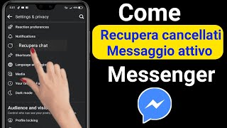 Come recuperare i messaggi cancellati su Messenger (2022) | Recupera i messaggi eliminati screenshot 2