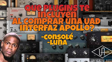 Que PLUGINS incluye mi interfaz UAD apollo?🤯🤯🤯