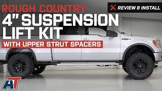 20152017 F150 Rough Country 4' Suspension Lift Kit Review & Install