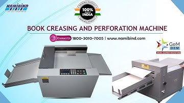 Digital Creasing And Perforation Machine | How To Use Creasing And Perforator Machine | 📞09555086767