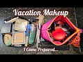 What&#39;s In My Vacation Makeup Bag?! | I DEFINITELY OVERPACKED...