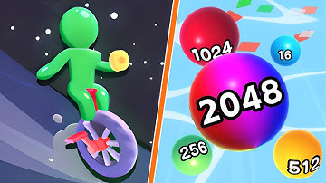 Turbo Stars Max Levels 🆚 Ball Run 2048 Android iOS Gameplay 4K Y3KLE9