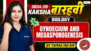 Gynoecium and Megasporogenesis | Class 12 Biology | Tamsa Ma'am | Rankplus #class12biology