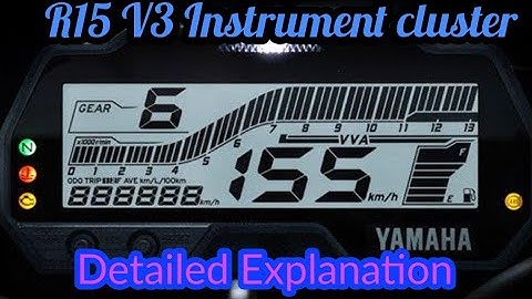 R15 V3/MT-15 Instrument cluster detail explained in tamil || Ram Biker ||