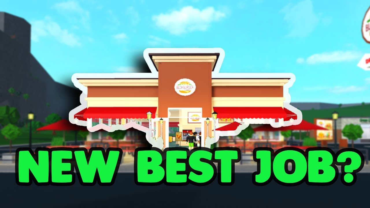 Is Blox Burger the NEW BEST JOB in Roblox Bloxburg? YouTube