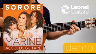 Amel Bent, Camélia Jordana, Vitaa - Marine - Accords guitare (démo)