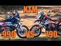 KTM 990 Adventure vs 790 Adventure