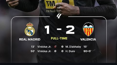 Real Madrid 1:2 Valencia