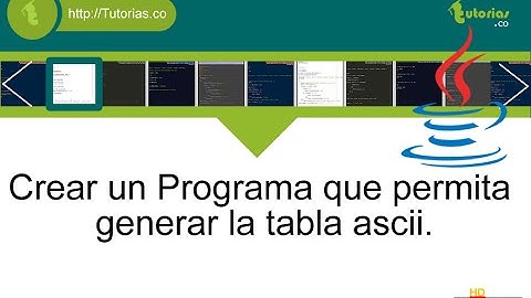 ciclo for – java (la tabla ascii)