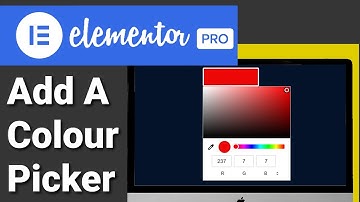 How To Add A Colour Picker To Your Elementor Website Page No Plugins