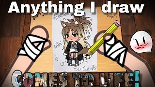 Anything I draw comes to life!| GLMM