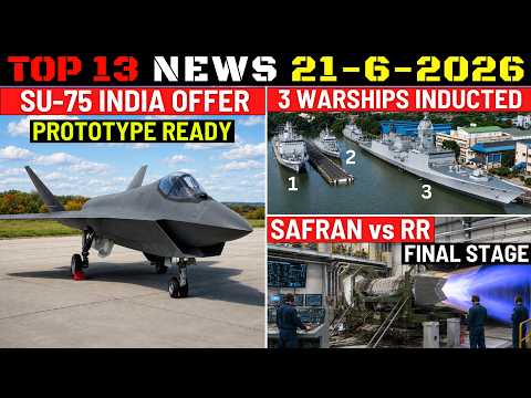 Indian Defence Updates : Su-75 New Offer,120 Kn Engine Final Stage,Ghatak Swarm,3 Warships Inducted