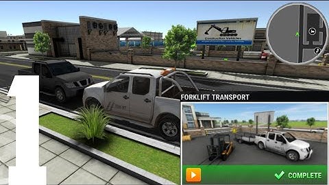Drive Simulator - Career Gameplay Forklift Transport