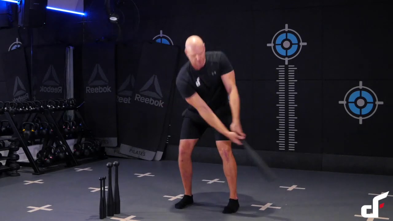 Aqua Bulgarian Bag Swing Squat - Dangerously Fit Academy