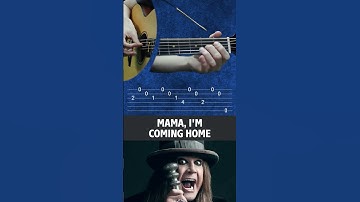 Thumbnail of Ozzy Osbourne – Mama I'm Coming Home | Easy Guitar Tutorial (tabs)