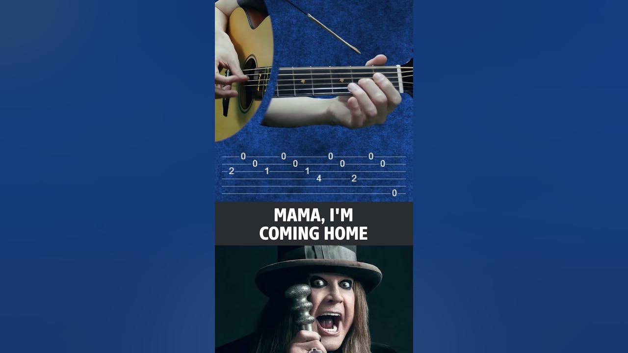 Ozzy Osbourne – Mama I'm Coming Home | Easy Guitar Tutorial (tabs)