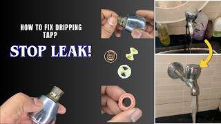Stop Tap Leakage Fast! 🔧 Ceramic Tap Repair at Home | How to Fix Dripping Tap | Simple Home Repair