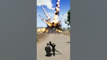 Huge Explosion! T-55 Hit by TOW Accurately - ARMA 3