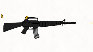 M16A2 사격 애니메이션 | M16A2 shooting animation