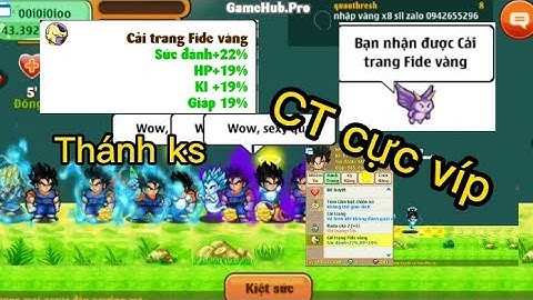 Ngọc Rồng Online - Săn boss Fide vàng kiếm CT cực vip và cái kết #mẫnnro #ngocrongonline #nro