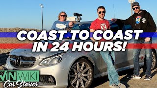 Coast to Coast in 24 Hours - a NEW RECORD!
