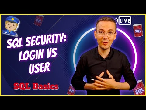 🛢 SQL Server Security: LOGIN vs USER 🤯 Q&A: 2-minute SQL for #JuniorDBA