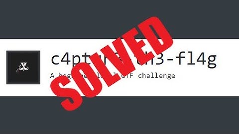 SOLVING The tryhackme.com-C4ptur3Th3Fl4g CTF Challenge