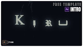 Marvel's Loki | Adobe After Effects Free INTRO | IT'S KIRU