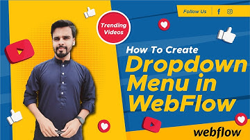 Responsive Dropdown Navbar in Webflow in Urdu/Hindi | Dropdown Menu in Webflow | Webflow
