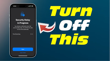 How To Turn Off Security Delay on iPhone | How To Turn Off Security Delay in Progress in iPhone |