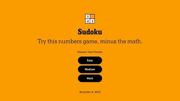 NYT Sudoku Hard Solution for 11/8/23